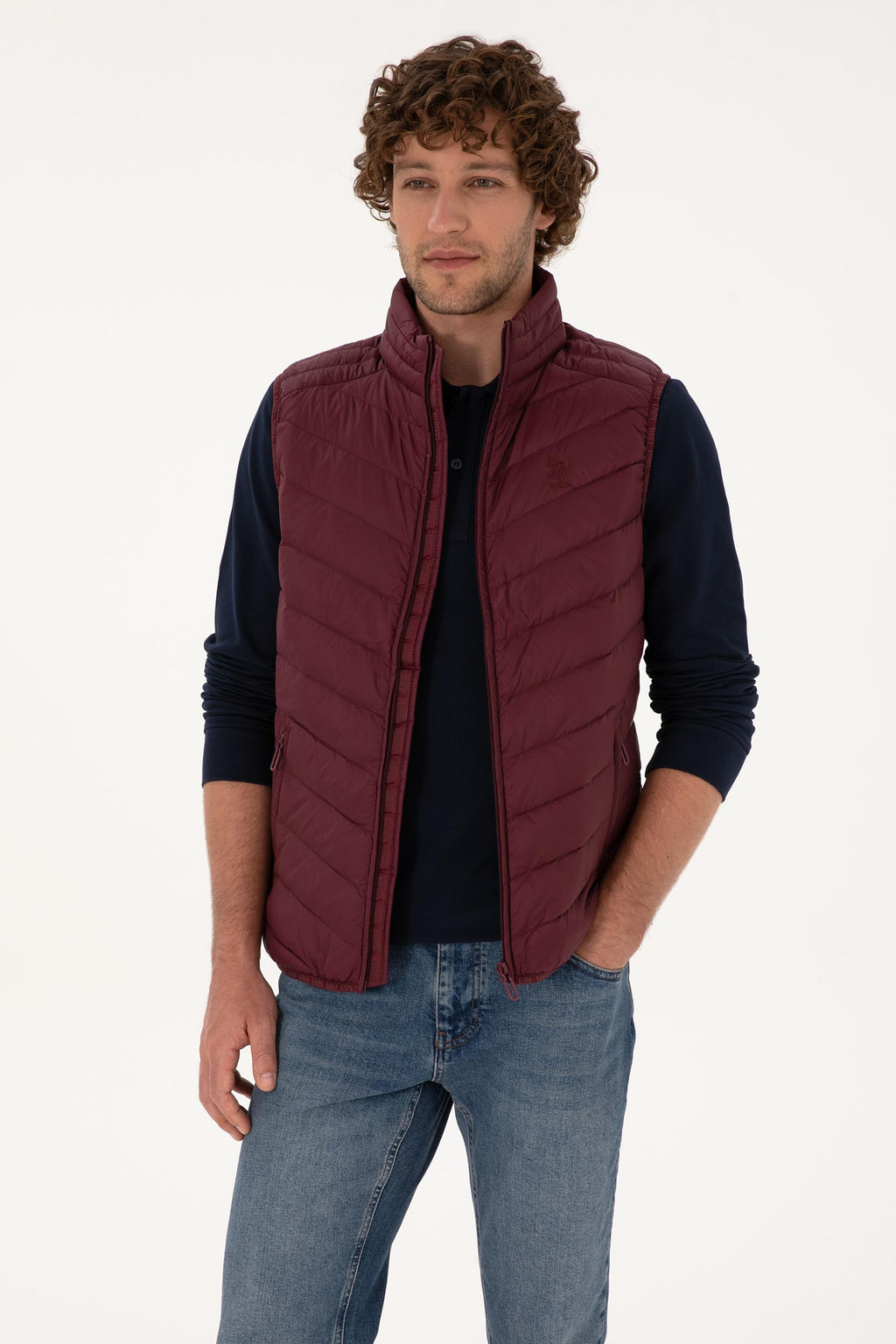 Erkek Bordo Yelek Sepette S_rpriz _ndirim - U.s. polo assn фото 3