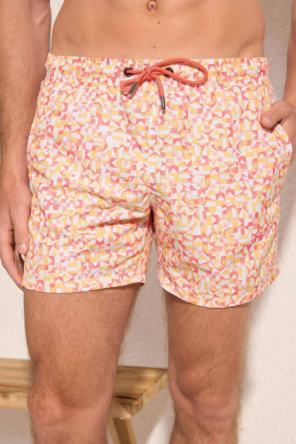 TRENDYOL MAN Cok Renkli Standart Boy Mayo Deniz Sortu TMNSS23DS00000 - Trendyolmilla фото 19