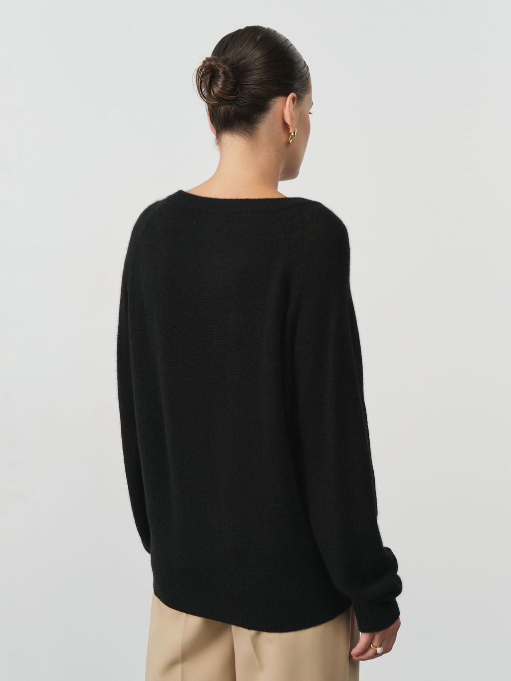 Джемпер кашемировый 1105 черный