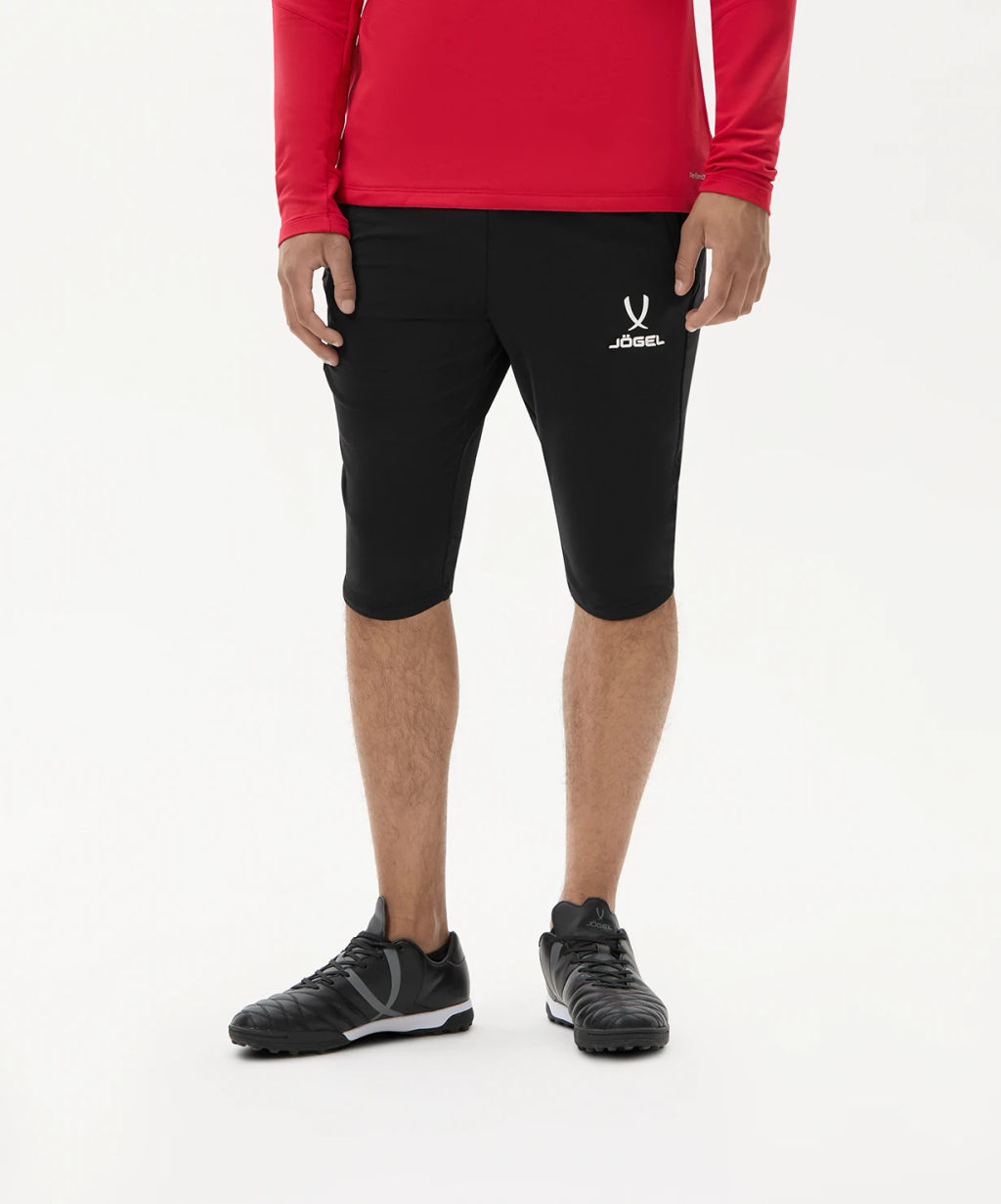 Брюки тренировочные с карманами JOGEL PREMIER PerFormDRY 3/4 Training Pants, черный  фото 7