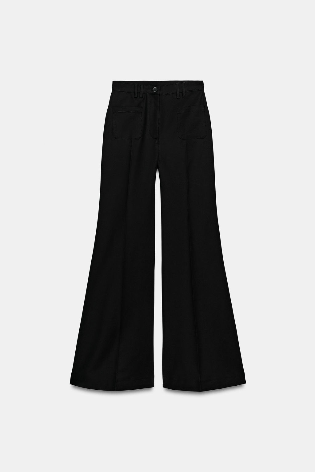 PANTAL?N FLARE ZW COLLECTION / Negro - Zara фото 6