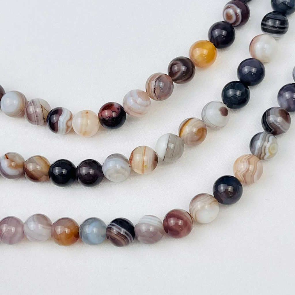 Бусины для украшений из ботсванского Агата