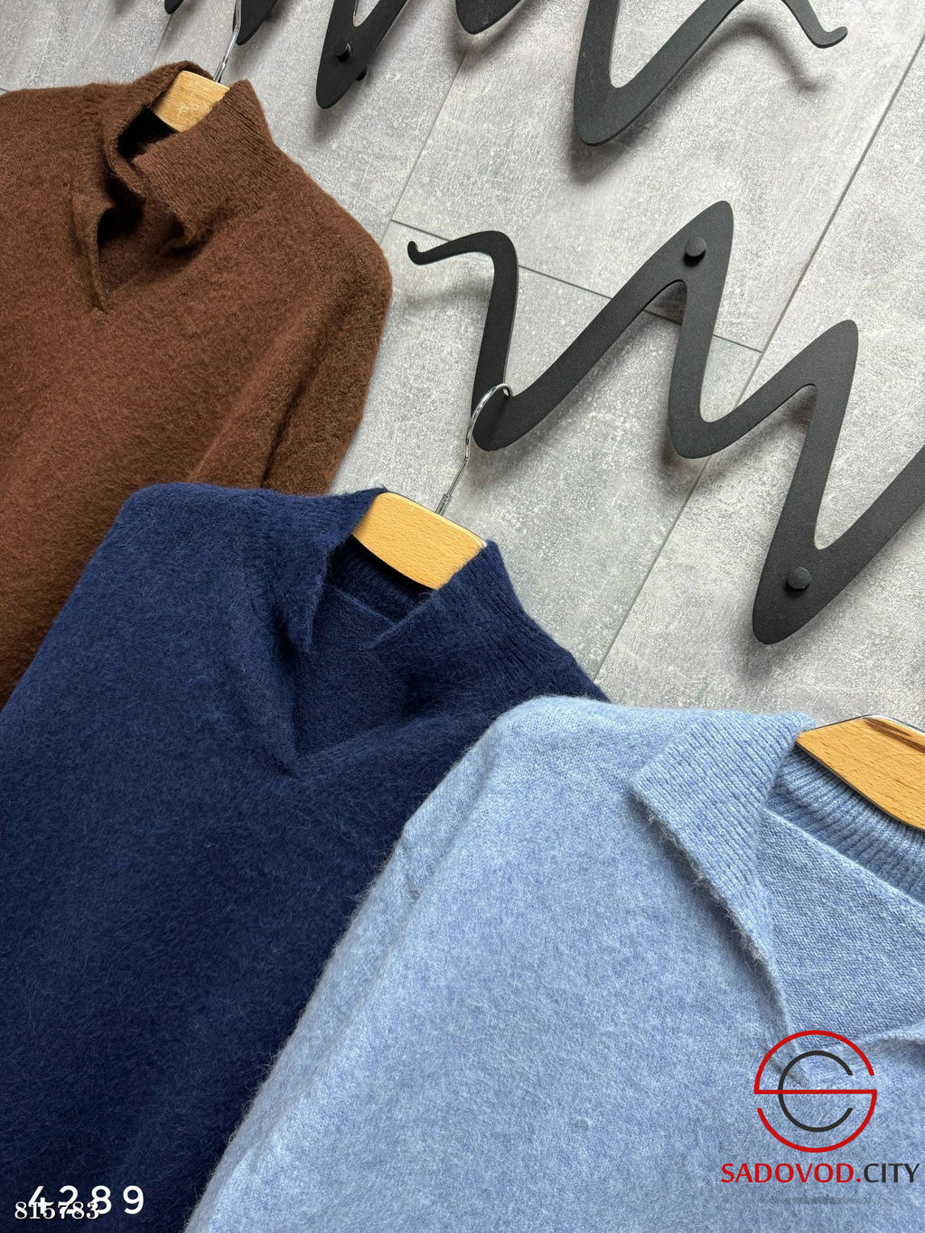 Свитер-поло, мягкий (не колется) - Bruno фото 4