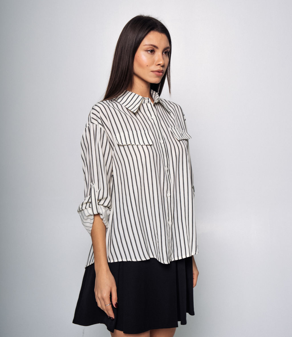 Рубашка #КТ5013 (1), чёрный - Dommod фото 2