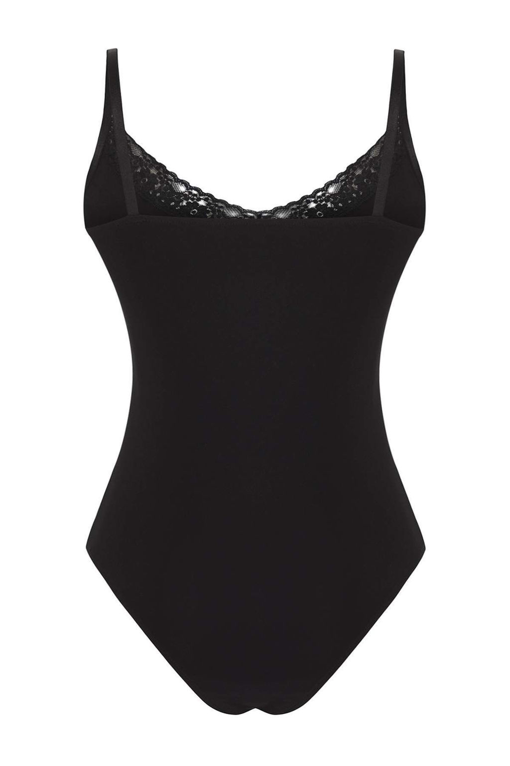 Trendyolmilla Siyah Duz V Yaka Kolsuz Orme Sandy Body TPRSS25BD00016 фото 7