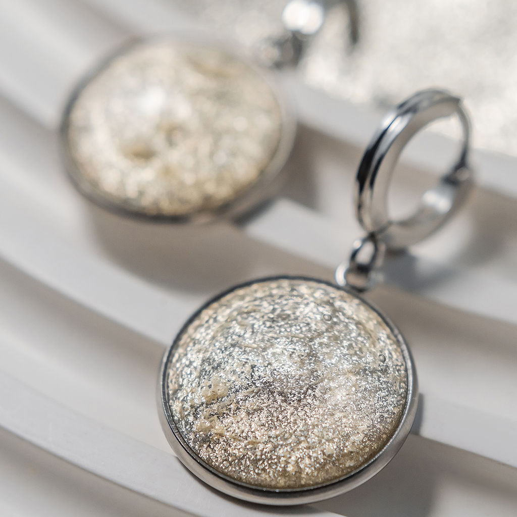 Серьги из муранского стекла LEMON GOLD LS3548