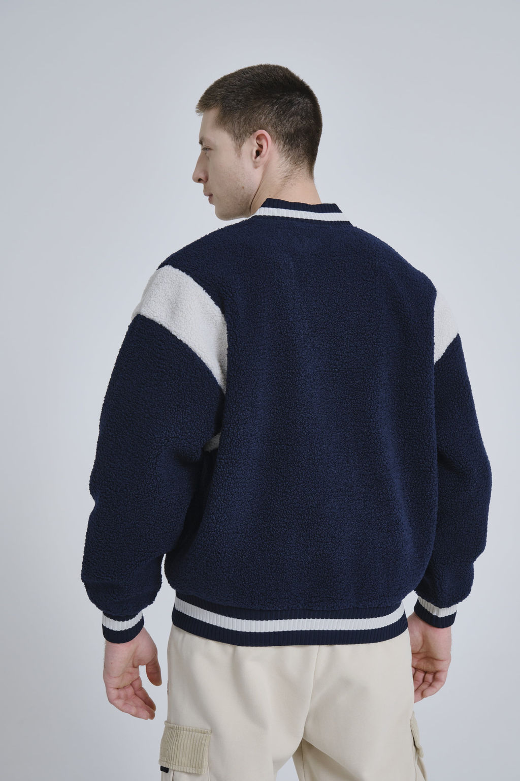 Бомбер с флисом Синий - Anta фото 5