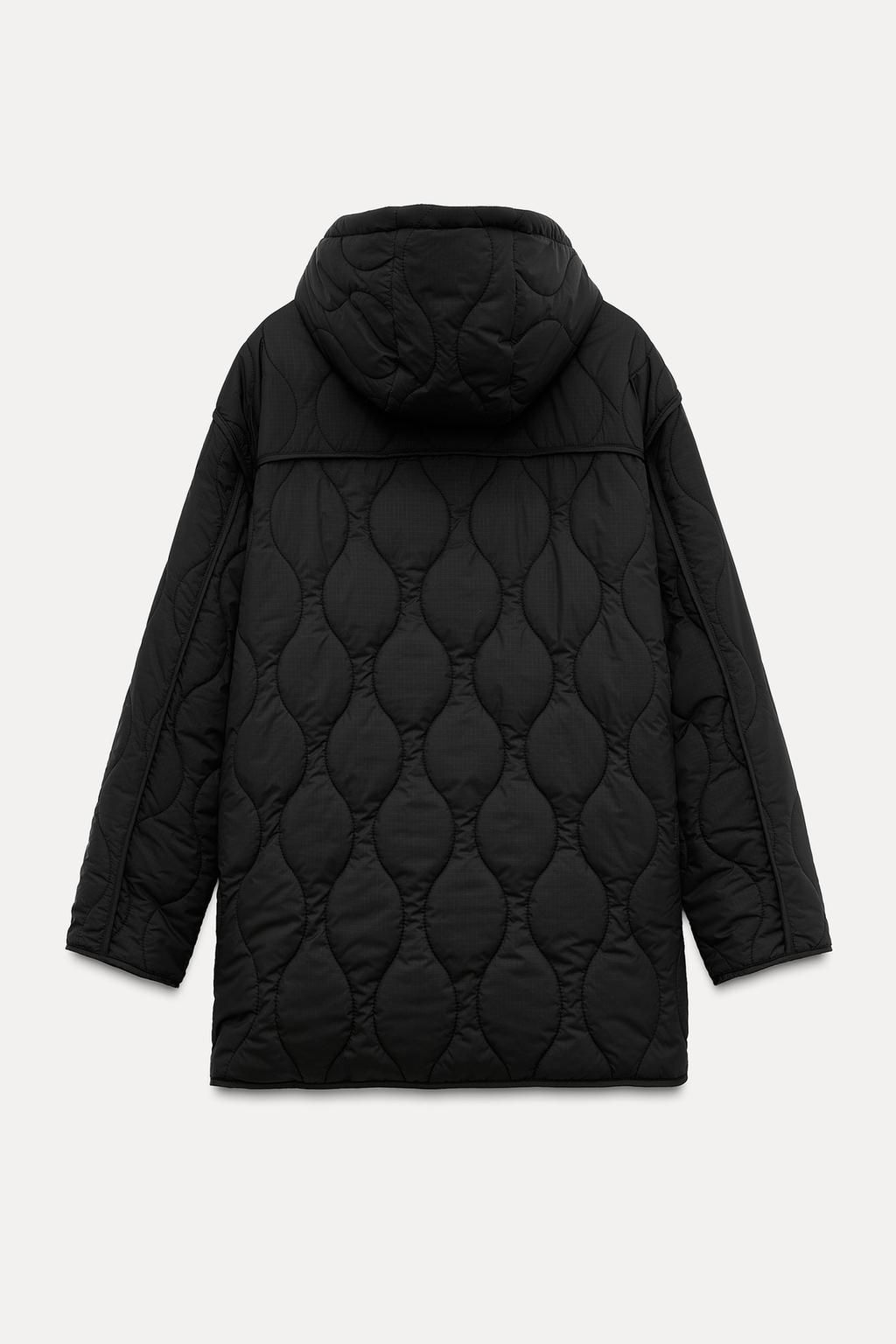 HOODED PUFFER JACKET - Zara фото 3