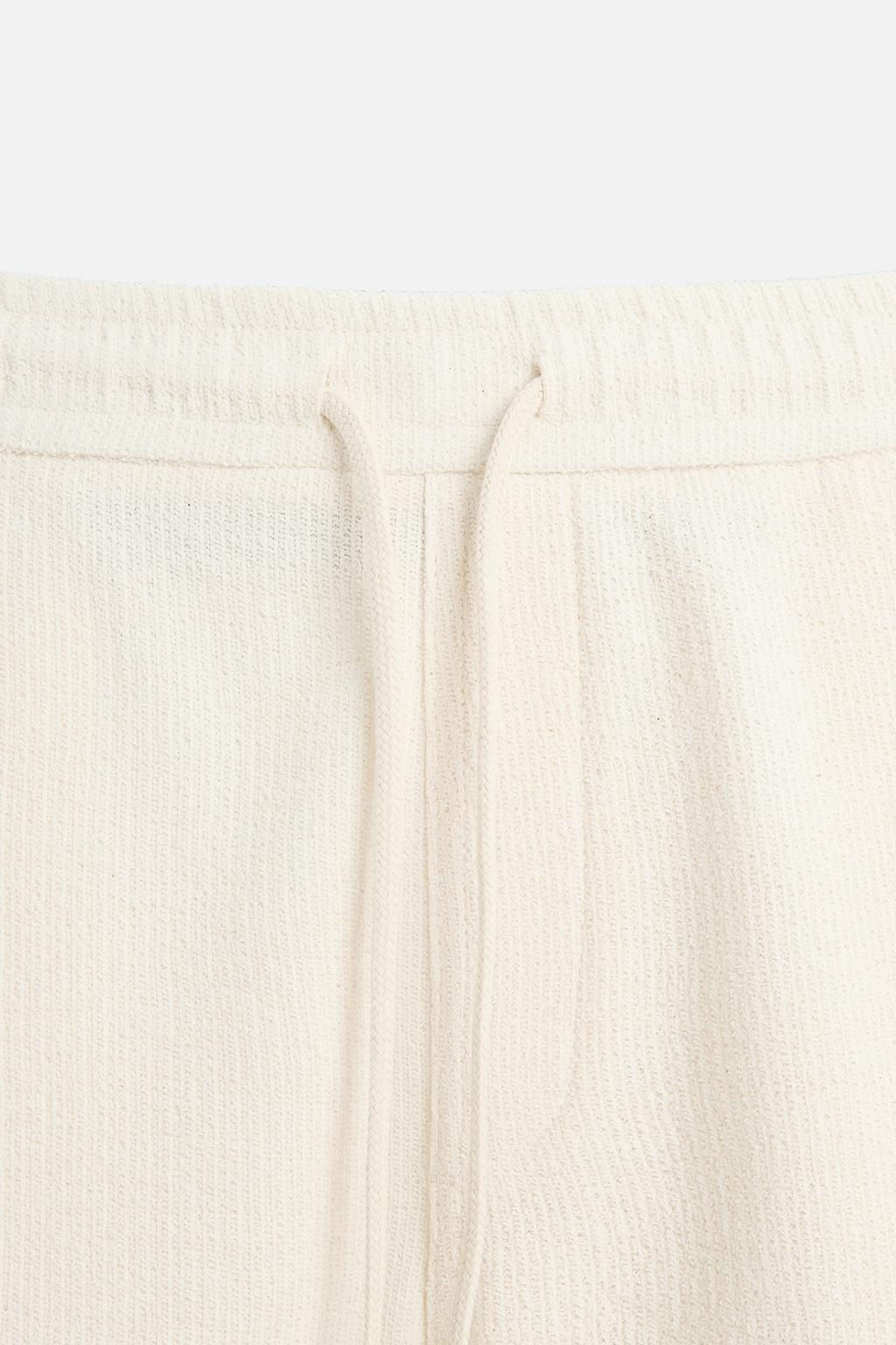 TEXTURED JOGGER BERMUDA SHORTS - Zara фото 8