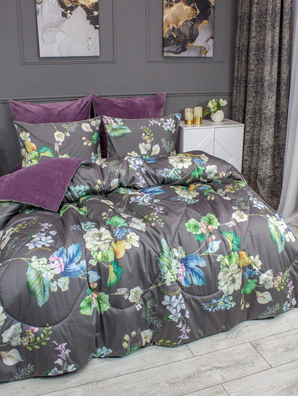 Пенинсула (винный пепел) ABC Egypt Cotton комплект - Kazanov.a. фото 4