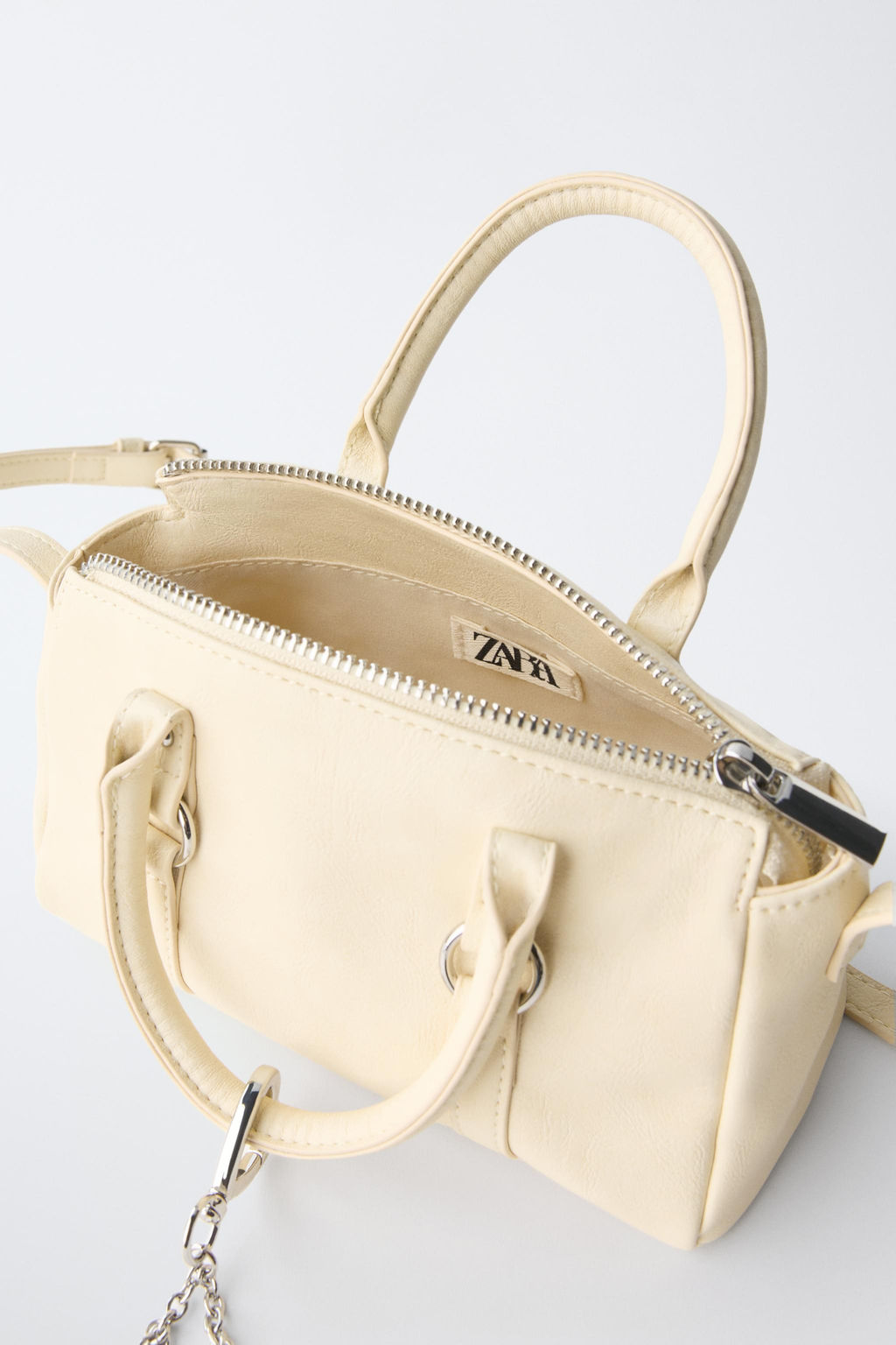 BOLSO CHARMS / Amarillo Vainilla