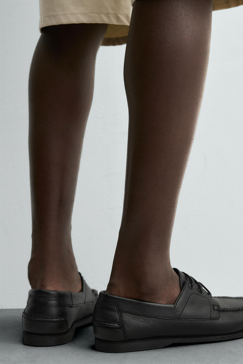 LEATHER DECK SHOES - Zara фото 4