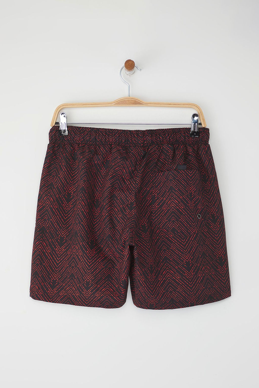 TRENDYOL MAN Siyah-Turuncu Standart Boy Geometrik Mayo Deniz Sortu TMNSS22DS0011 - Trendyolmilla фото 9