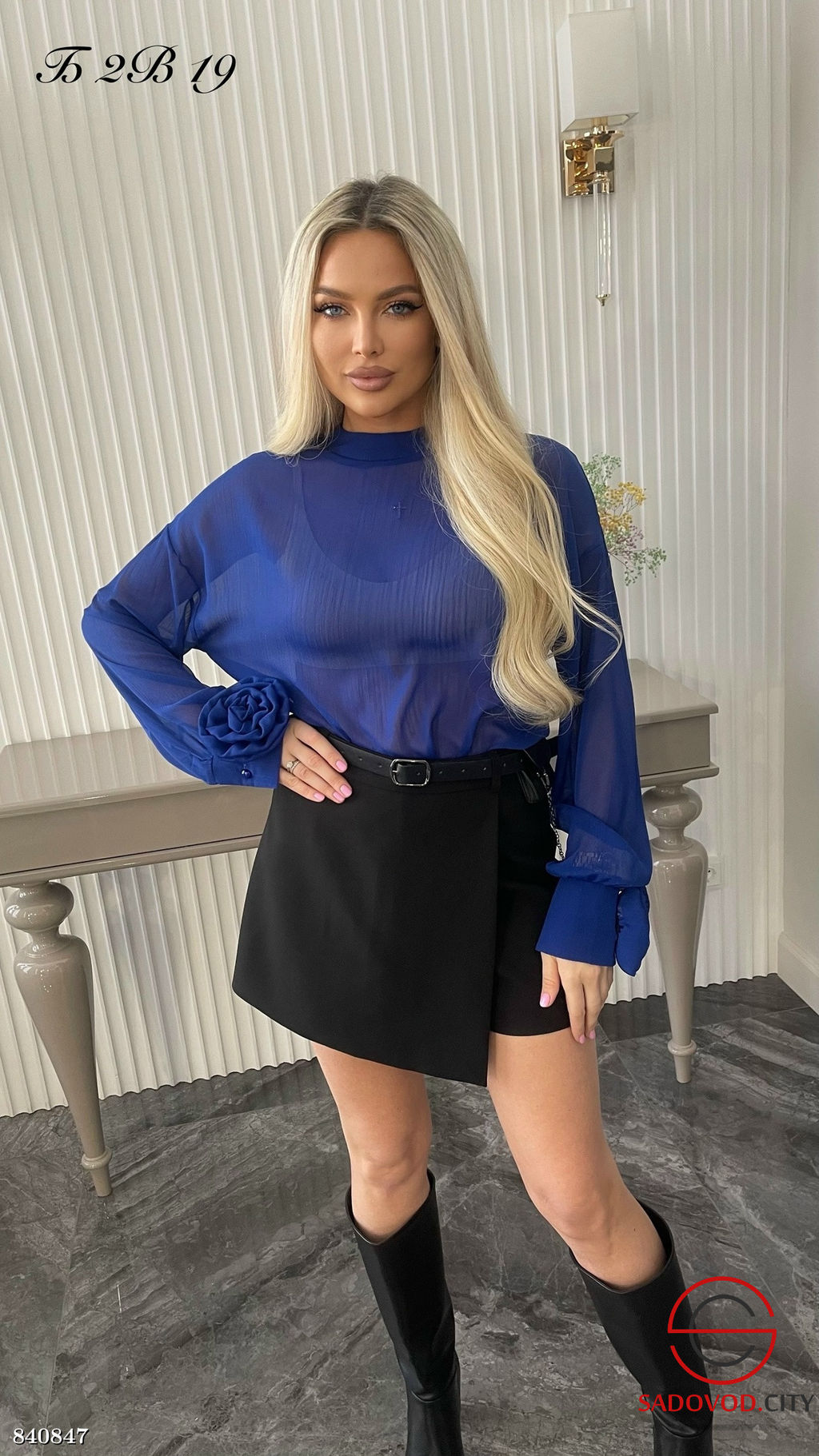 Блузка женская из шифона - Bruno фото 3