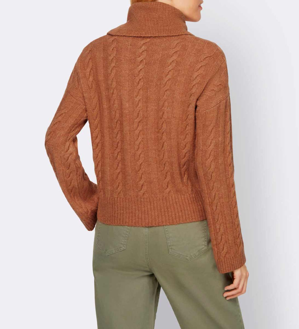 Пуловер, цвета папайи - Linea tesini фото 4