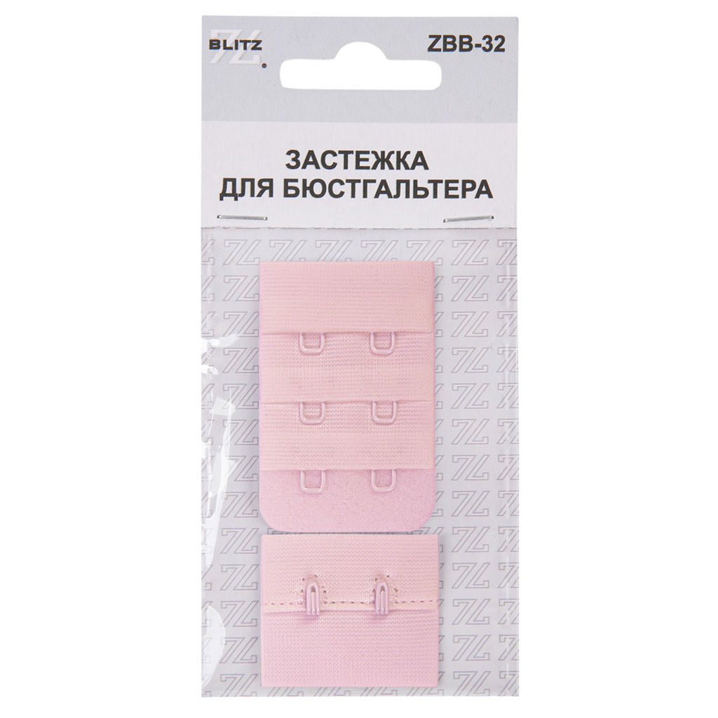 Застежка BLITZ ZBB-32 нейлон 32 мм 5 х 1 шт. 10 розовый
