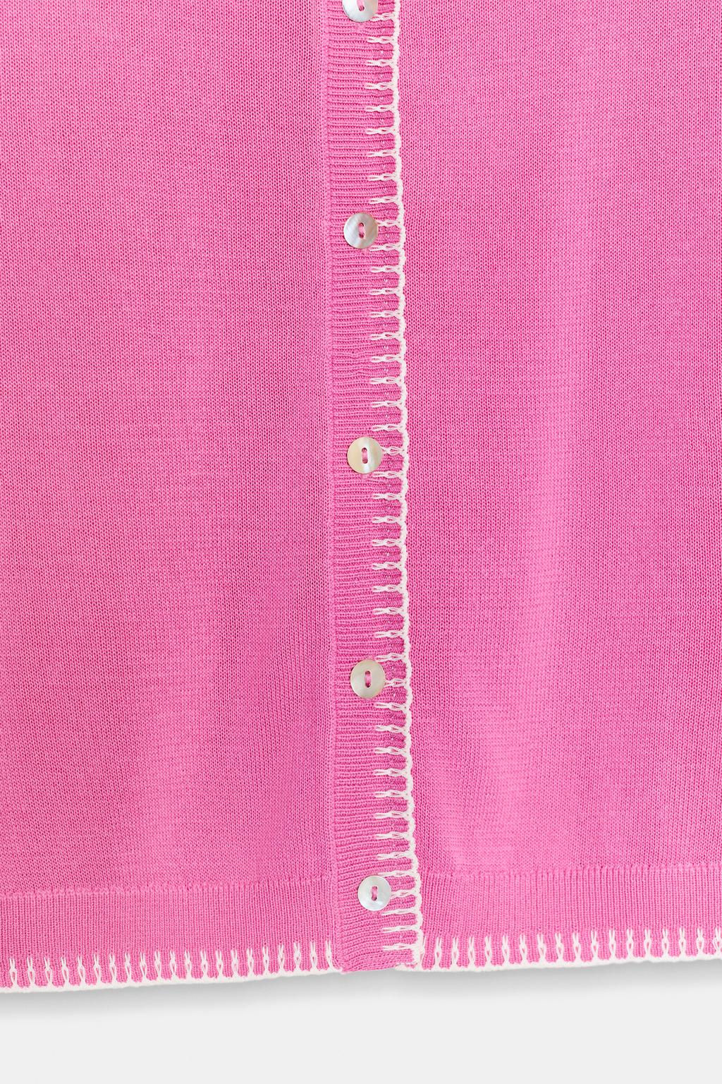 SHORT SLEEVE CARDIGAN - Zara фото 7