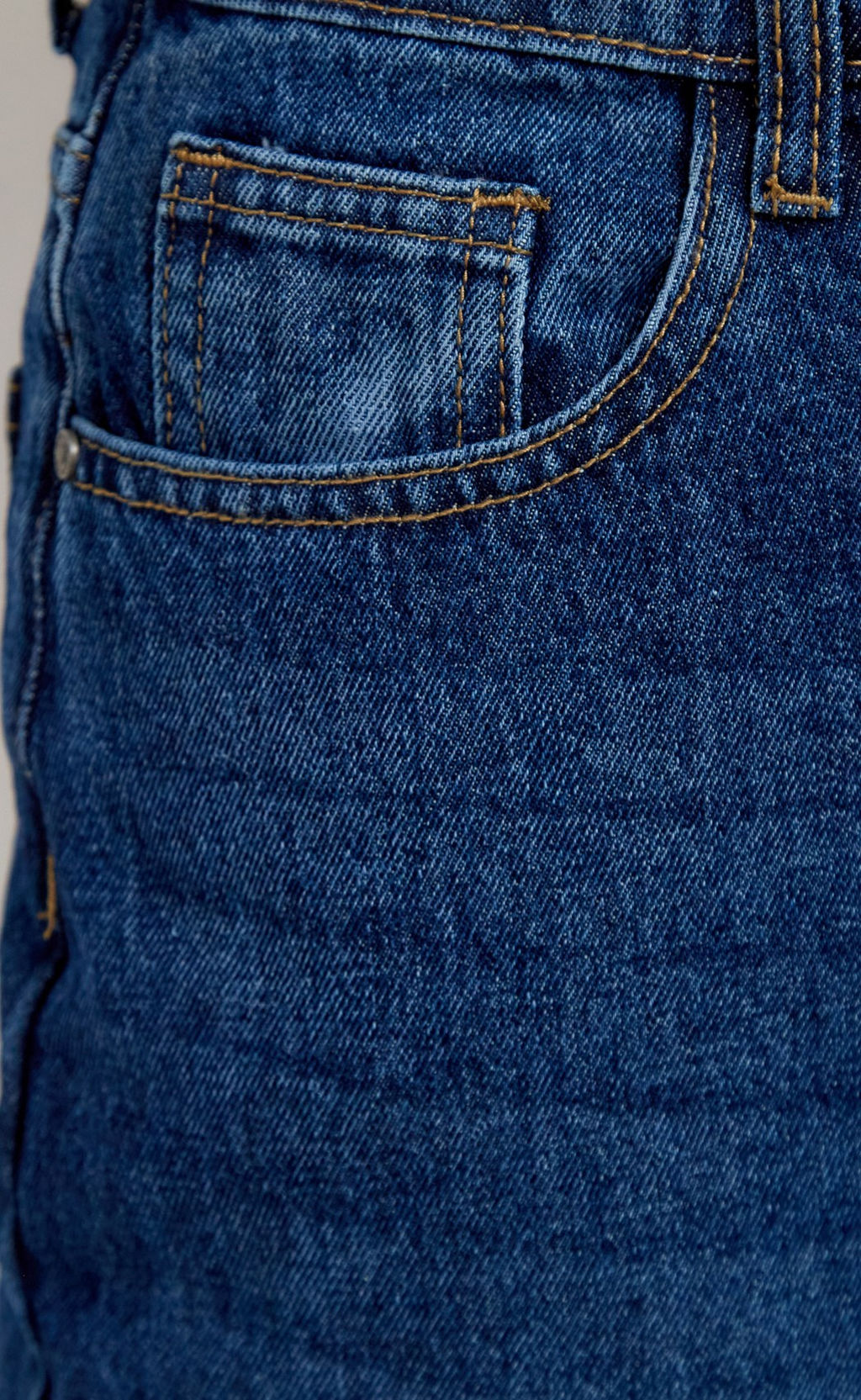 Джинсы женские широкого кроя F022-0152 темно-синие - Fine joyce фото 6