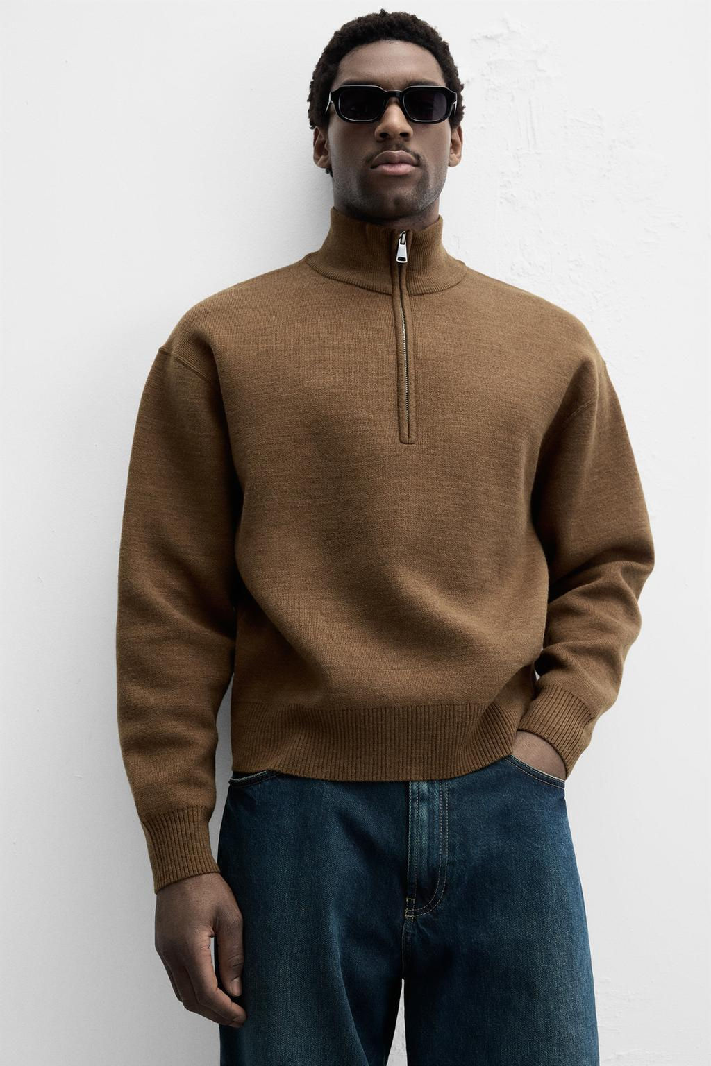 QUARTER ZIP JUMPER - Zara фото 13