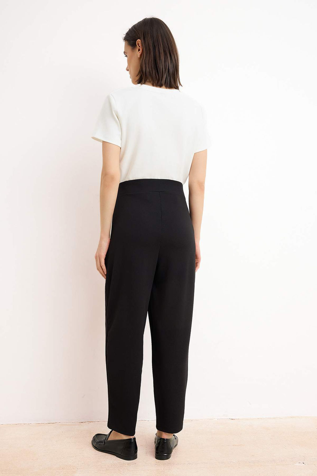 Siyah Havuc Kal?p Orme Pantolon TWOAW26PL00017