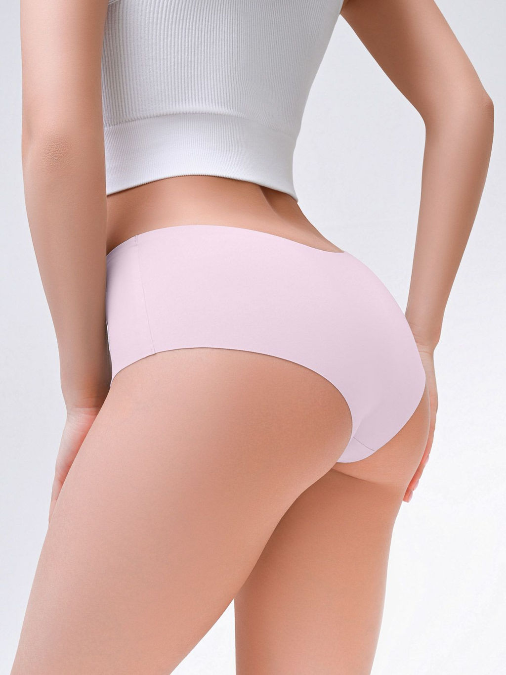 Женские трусы слипы бесшовные сиреневые (арт. 4132WUV) - Indefini фото 2