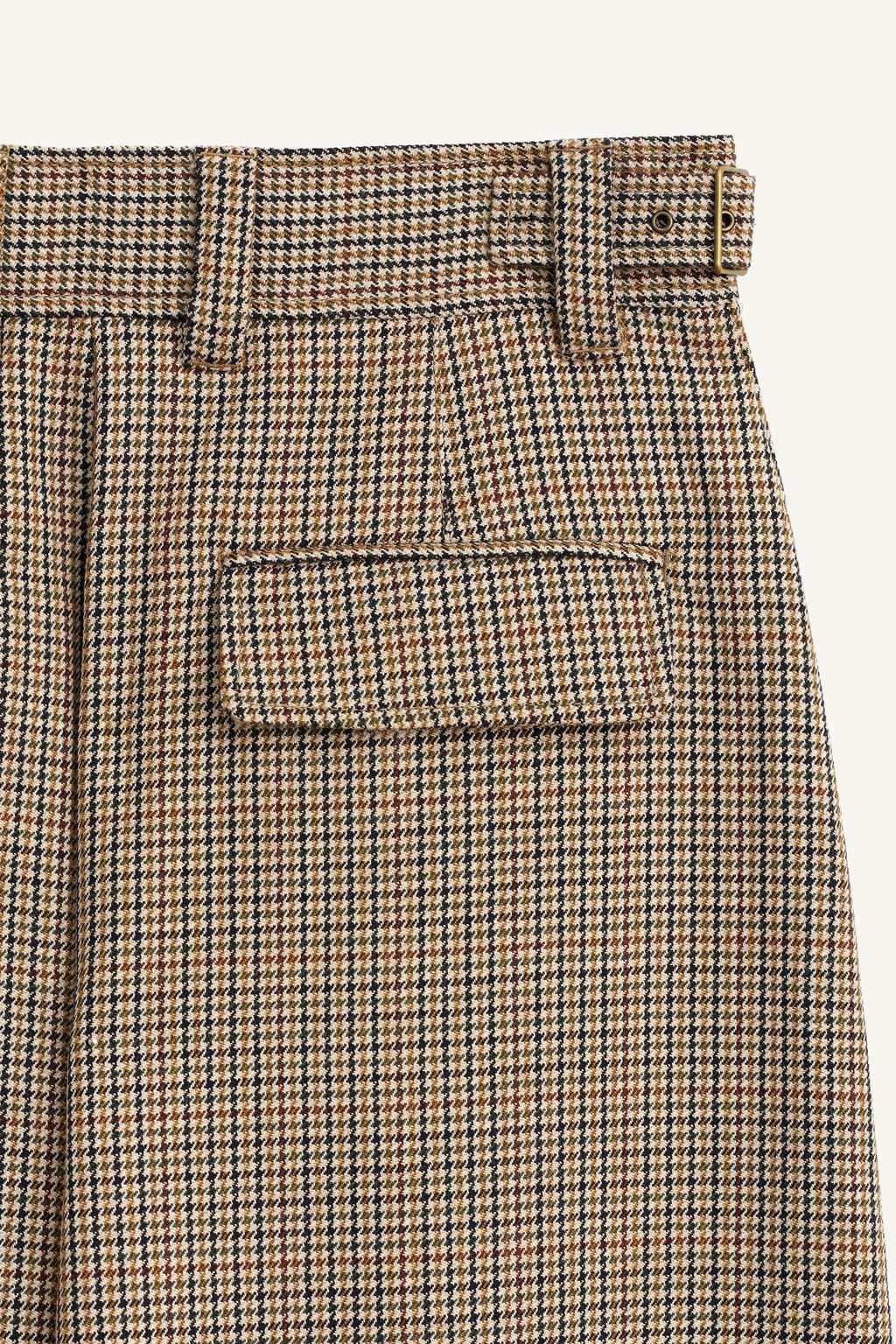 LIMITED EDITION CHECK WOOL SUIT TROUSERS - Zara фото 8