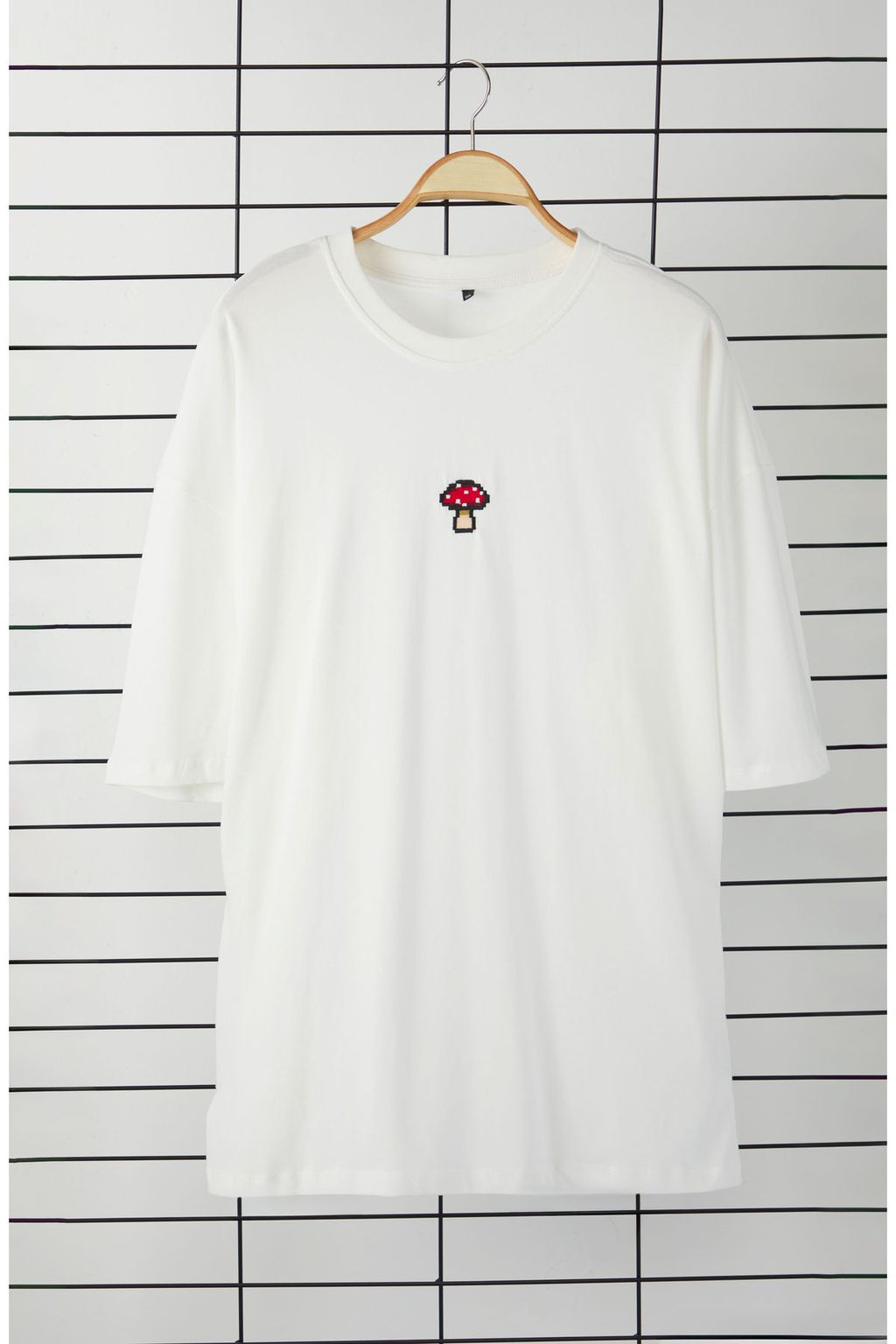 TRENDYOL MAN Buyuk Beden Ekru Oversize/Genis Kesim %100 Pamuklu T-Shirt TMNSS25BF00006 - Trendyolmilla фото 3