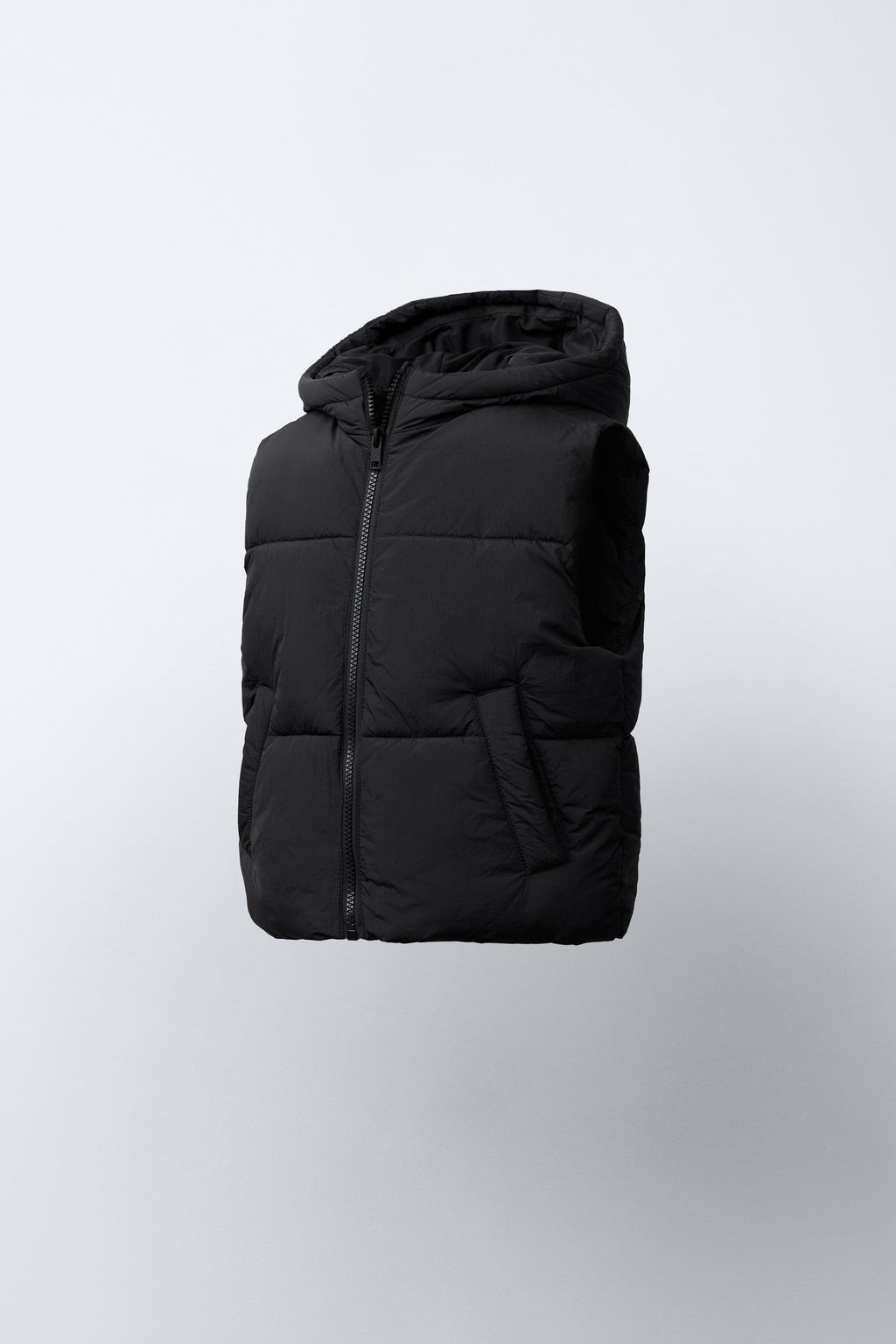 HOODED PADDED GILET - Zara фото 2