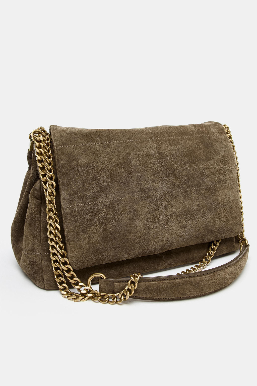 BOLSO DE HOMBRO SOLAPA PIEL - Zara фото 3