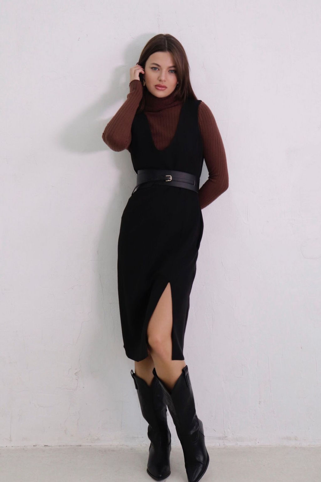 Сарафан базовый с разрезом - Martichelli фото 2