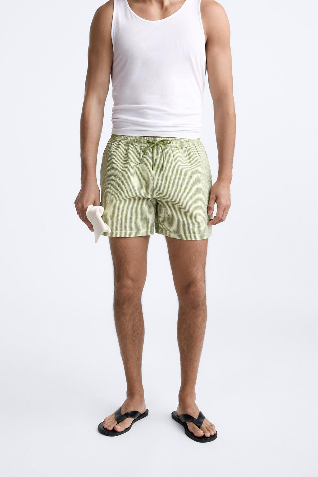 REGULAR GOFRE KUMAS DENIZ SORTU - Zara фото 42