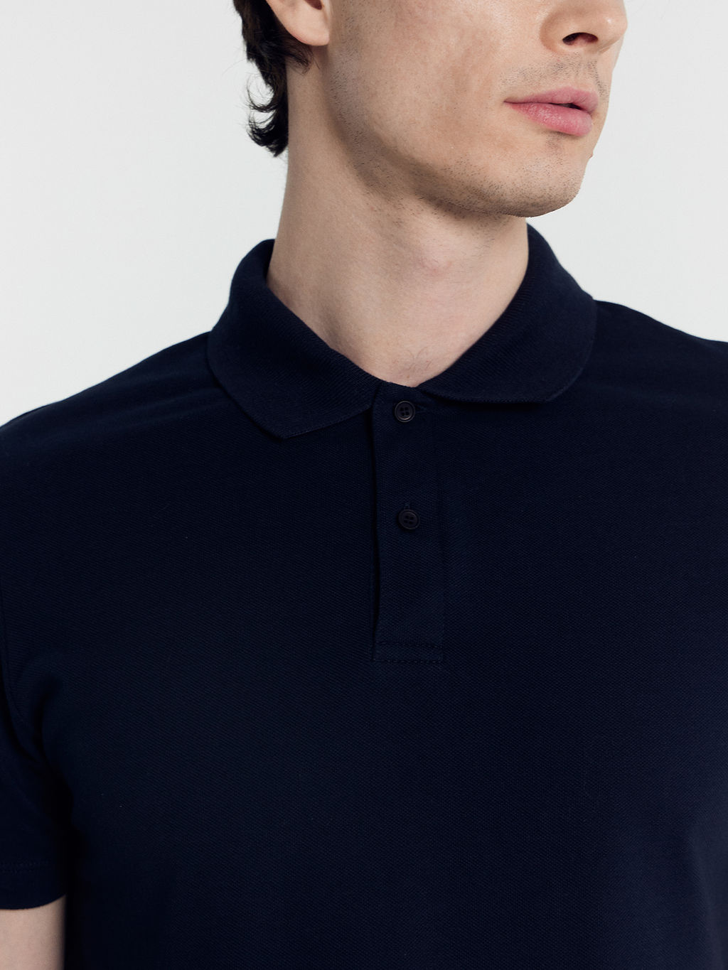 Поло мужское в темно-синем цвете т.синий 111834/1 - Mark formelle фото 5