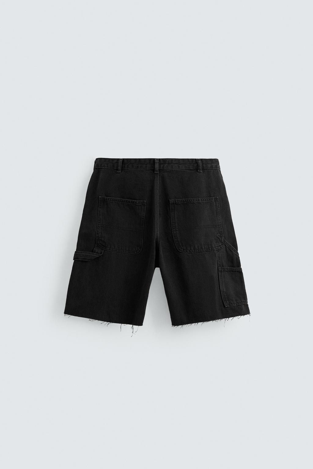 CARPENTER POCKET DENIM BERMUDA SHORTS - Zara фото 16