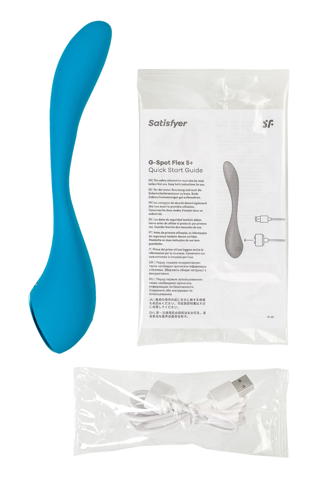 Стимулятор точки G Satisfyer G-Spot Flex 5, синий  фото 7