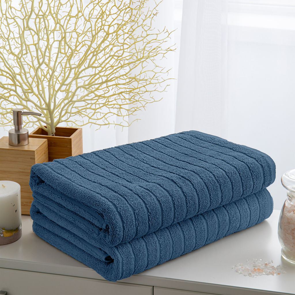 Полотенце Волшебная Ночь МХ42 50/90 Wave Темно-лазурный 00 - Нордтекс фото 5