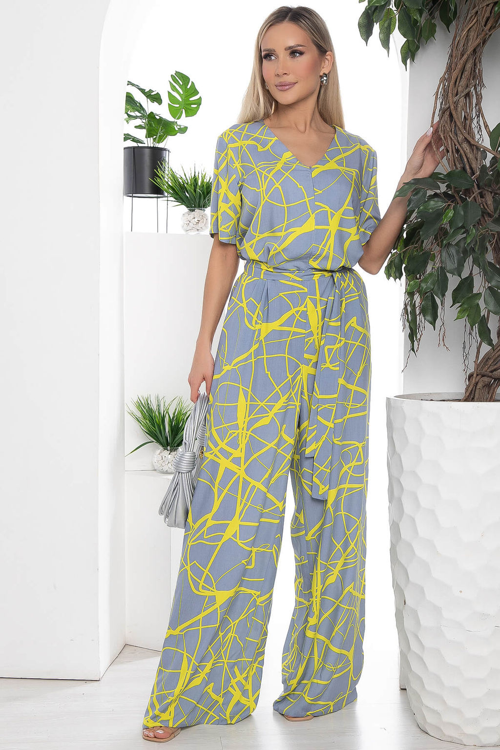 Комбинезон Леон (серый) К10329 - Lt collection фото 12