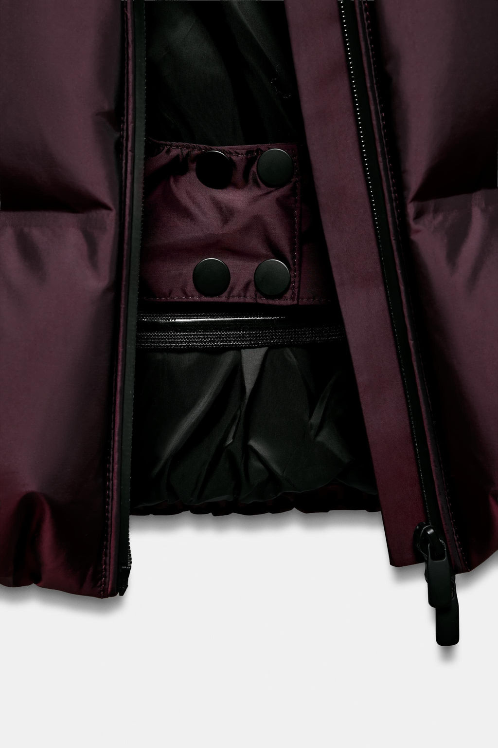ANORAK ACOLCHADO 80% PLUM?N 20% PLUMA WATER RESISTANT WINDPROOF RECCO® TECHNOLOGY SKI COLLECTION / Burgundy - Zara фото 14