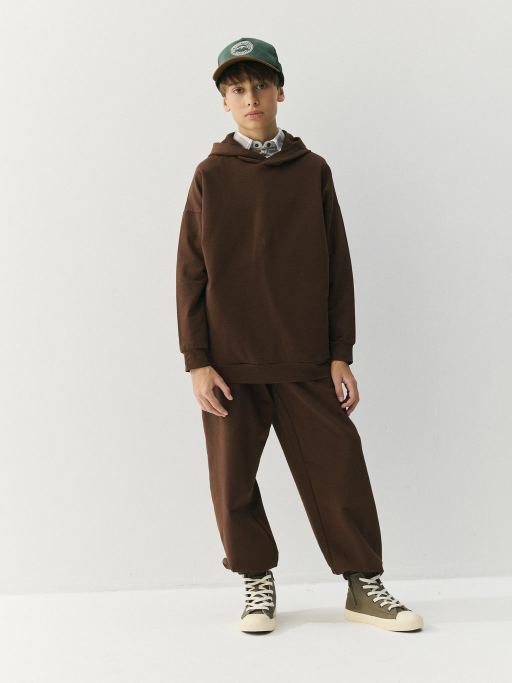 Худи оверсайз облегченное "Шоколад" 7+