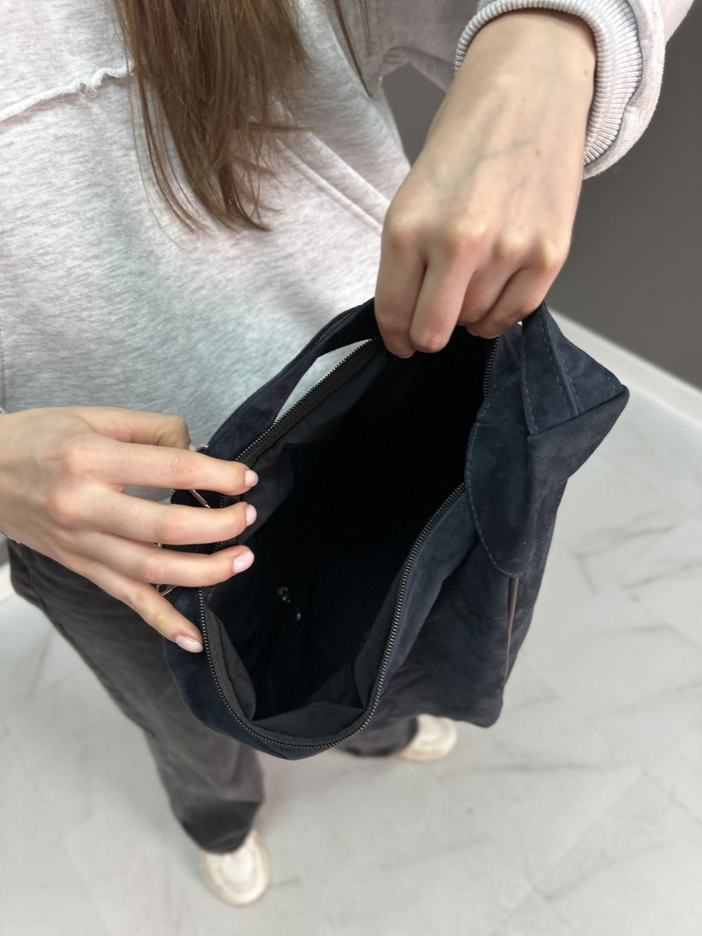 Сумка-рюкзак женская из телячьей кожи