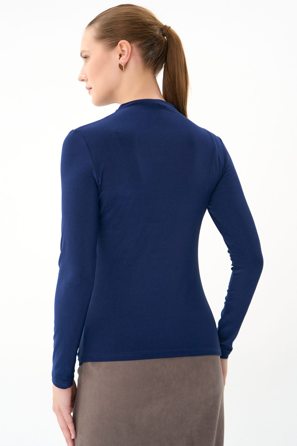 Лонгслив Нора (черника) - Эльза фото 8
