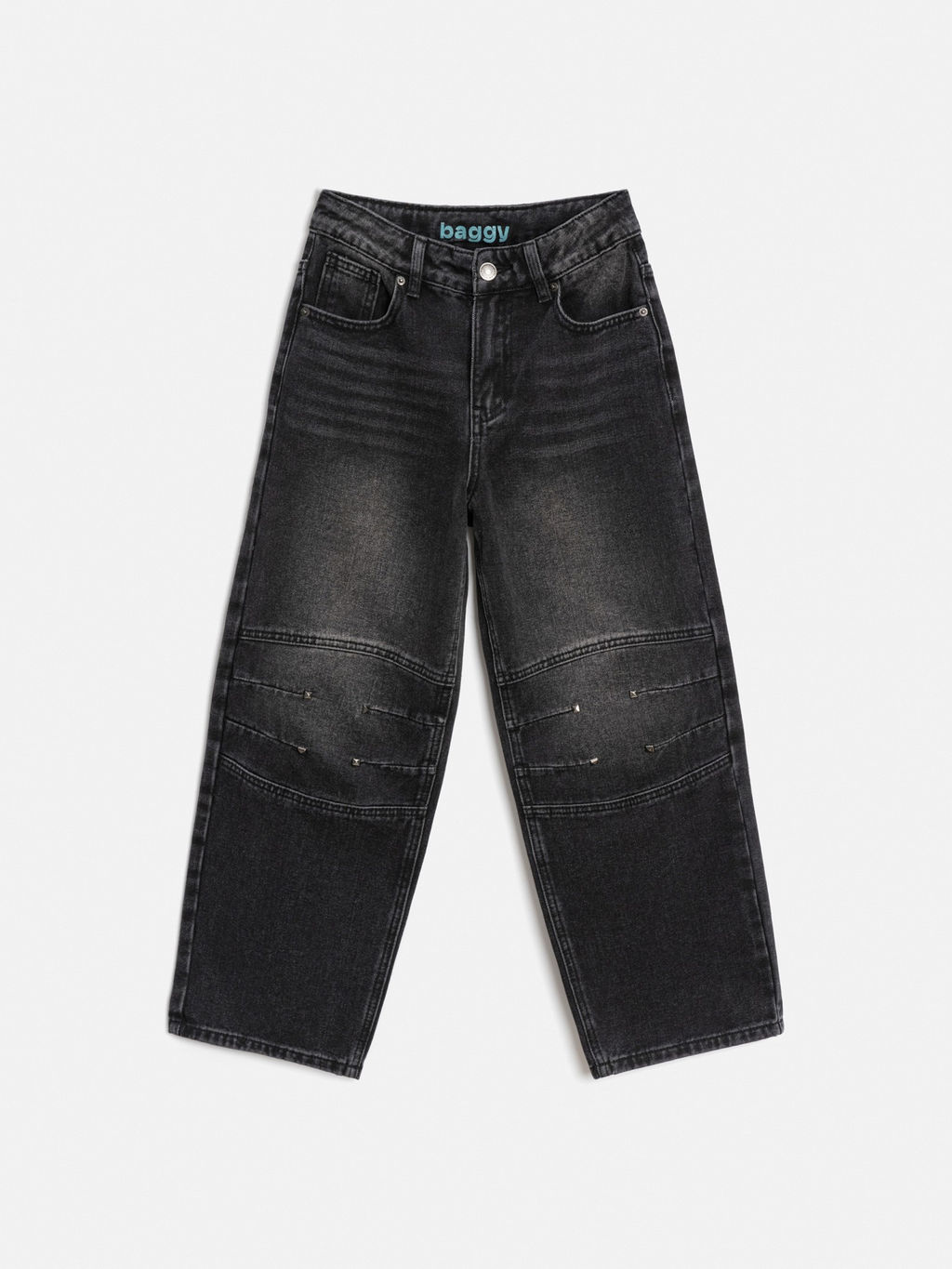 ACOOLA / Брюки джинсовые детские для мальчиков Nomu черный фото 3