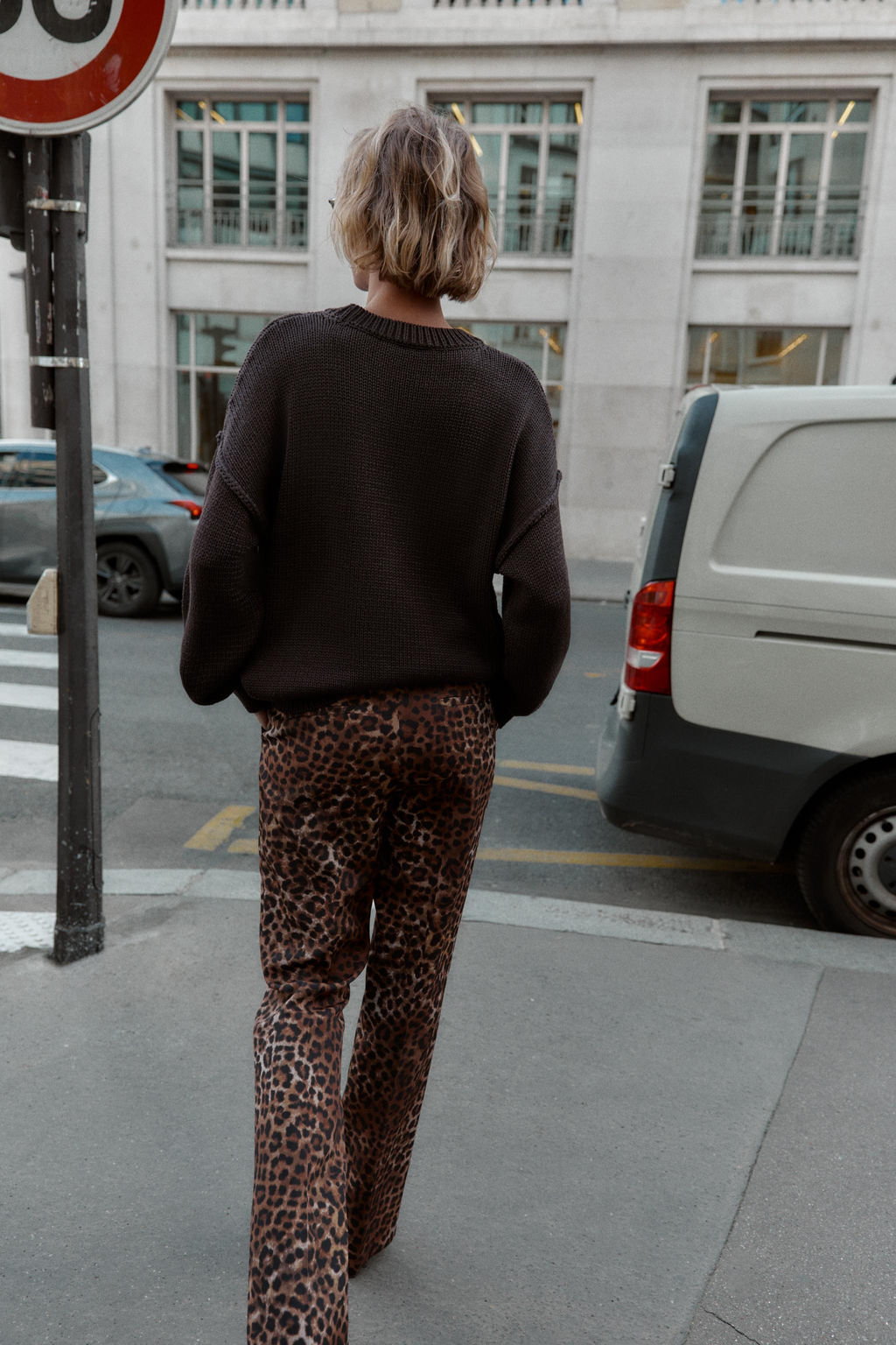 ANIMAL PRINT FLARE TROUSERS - Zara фото 6