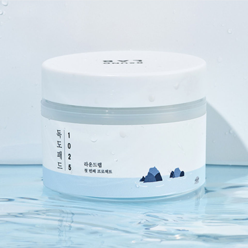 ROUND LAB Мягкие отшелушивающие пилинг-пэды с морской водой / 1025 Dokdo Pad, 70 шт. (120 г)