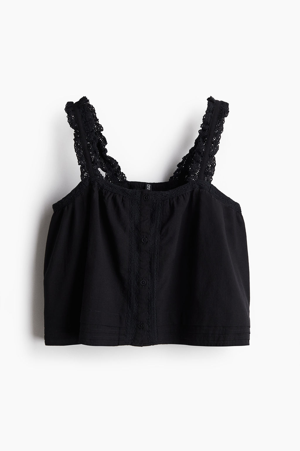 Top de tirantes con detalles de encaje - H&m фото 2
