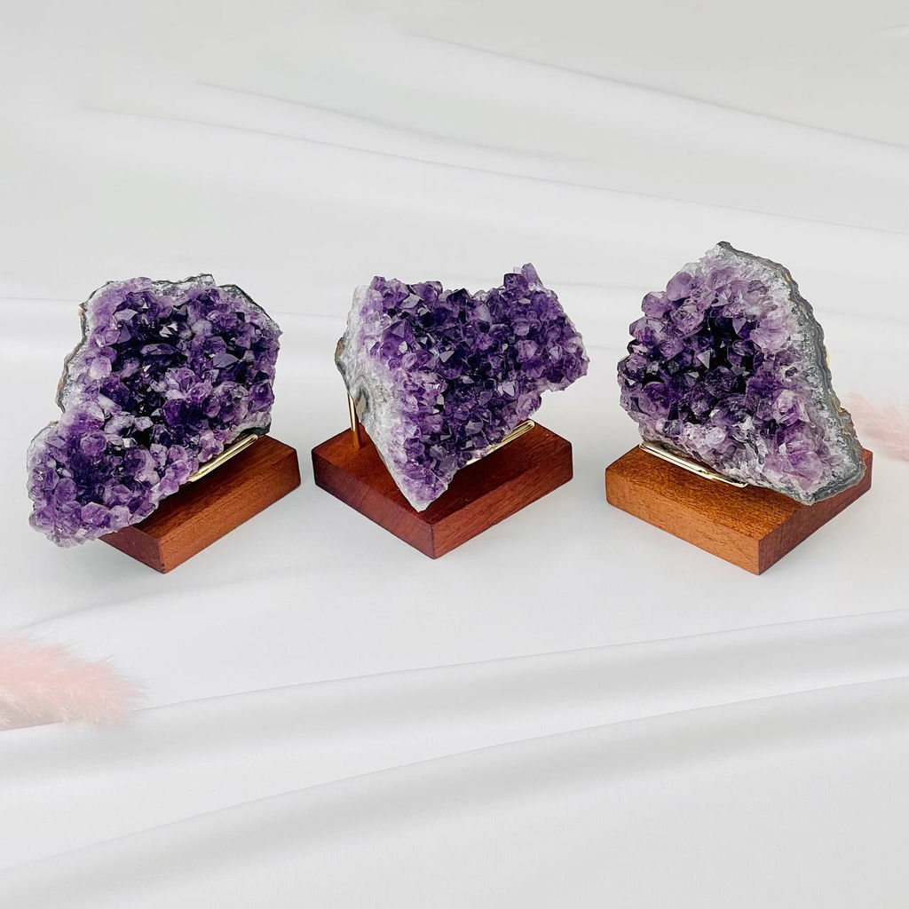 Друза Аметиста на подставке - Радуга самоцветов фото 6