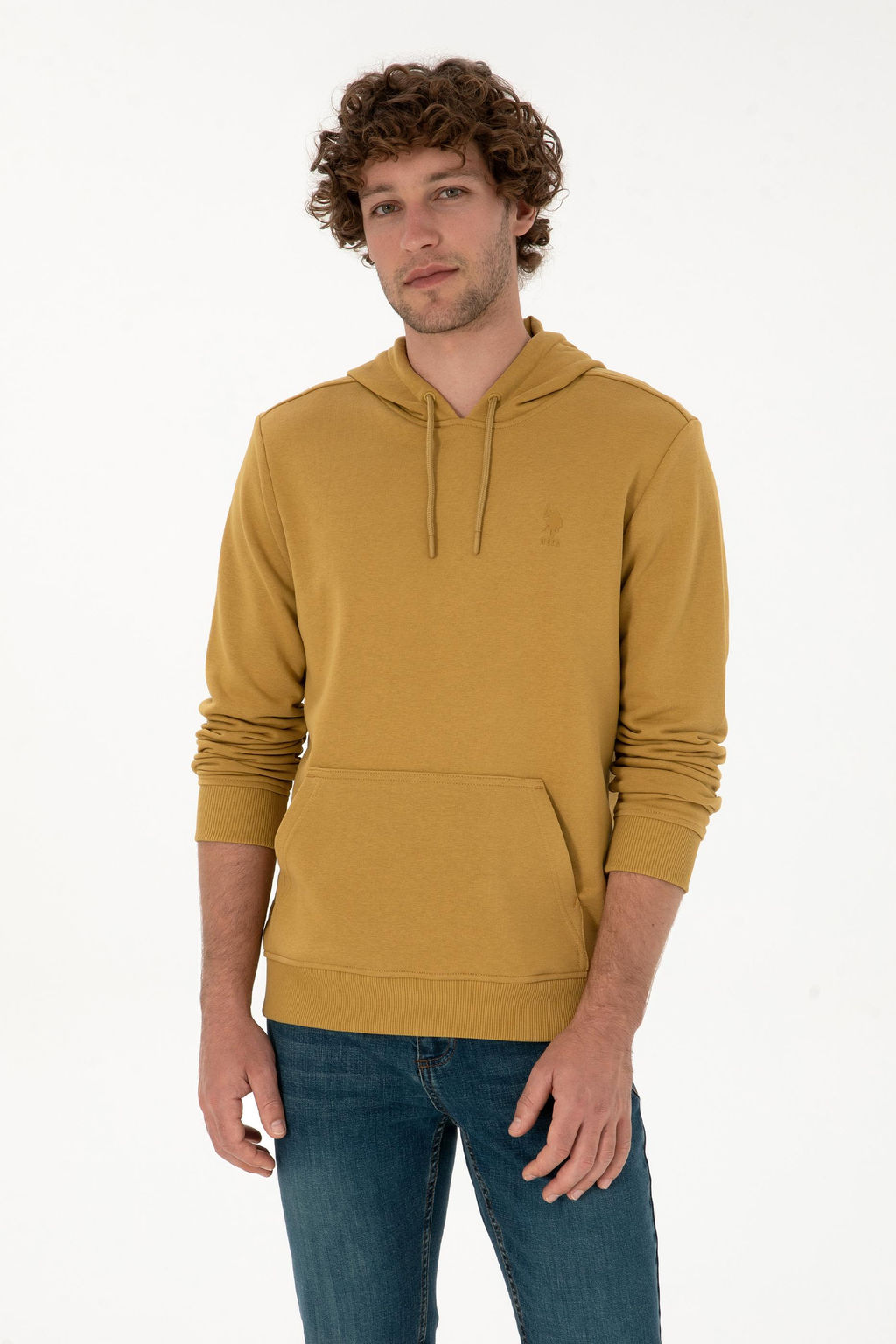 Erkek Ye_il Basic Sweatshirt Sepette S_rpriz _ndirim - U.s. polo assn фото 3