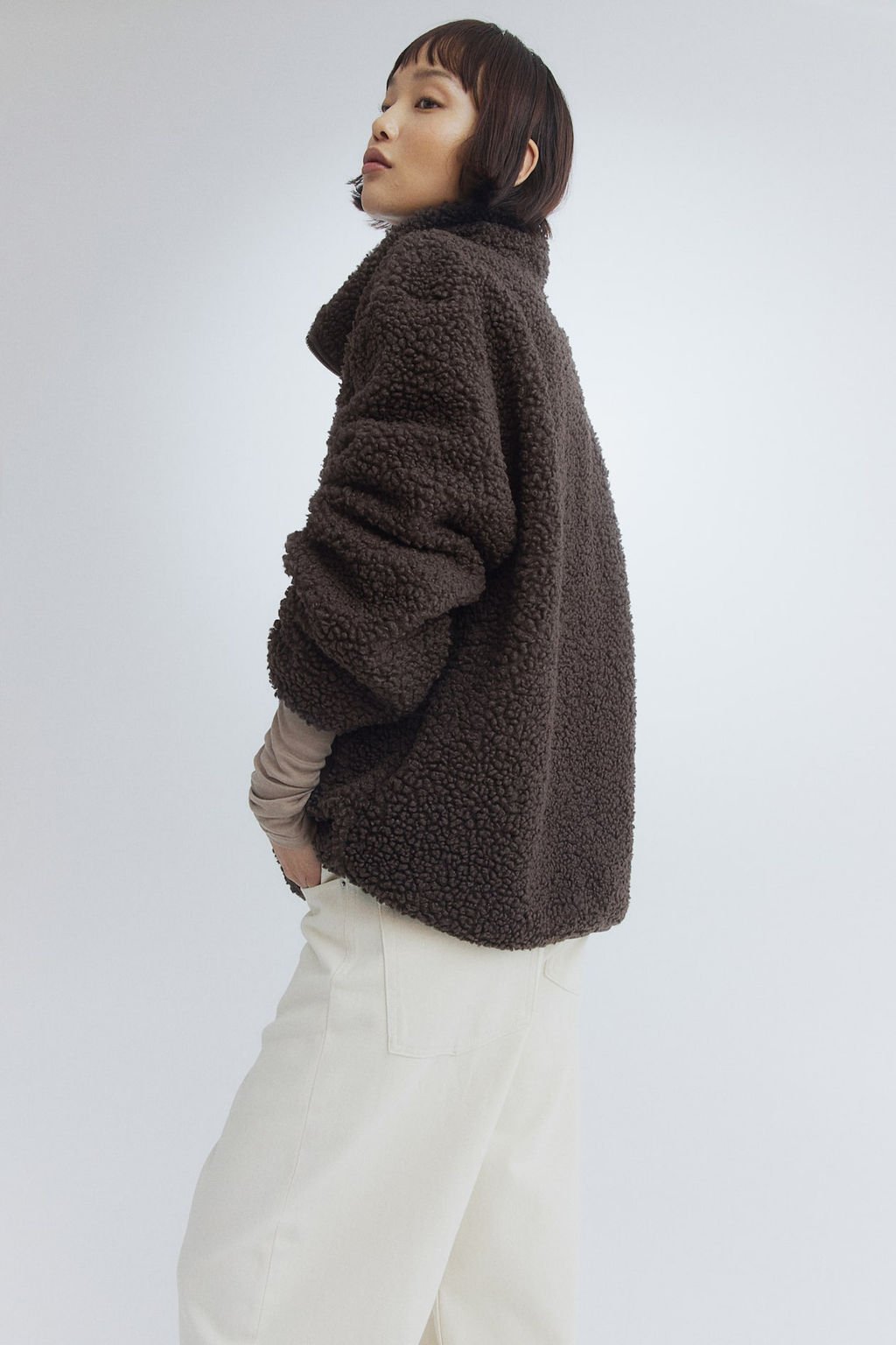 MAMA Before & After Zip-top teddy jacket - H&m фото 4