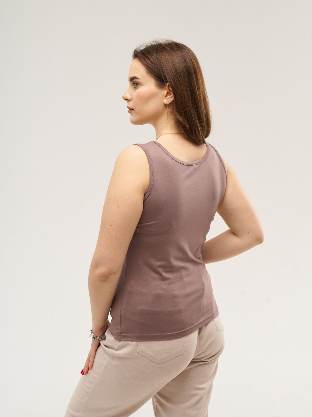 Майка топ Вискоза 95%, лайкра 5% - Ивассорти фото 33