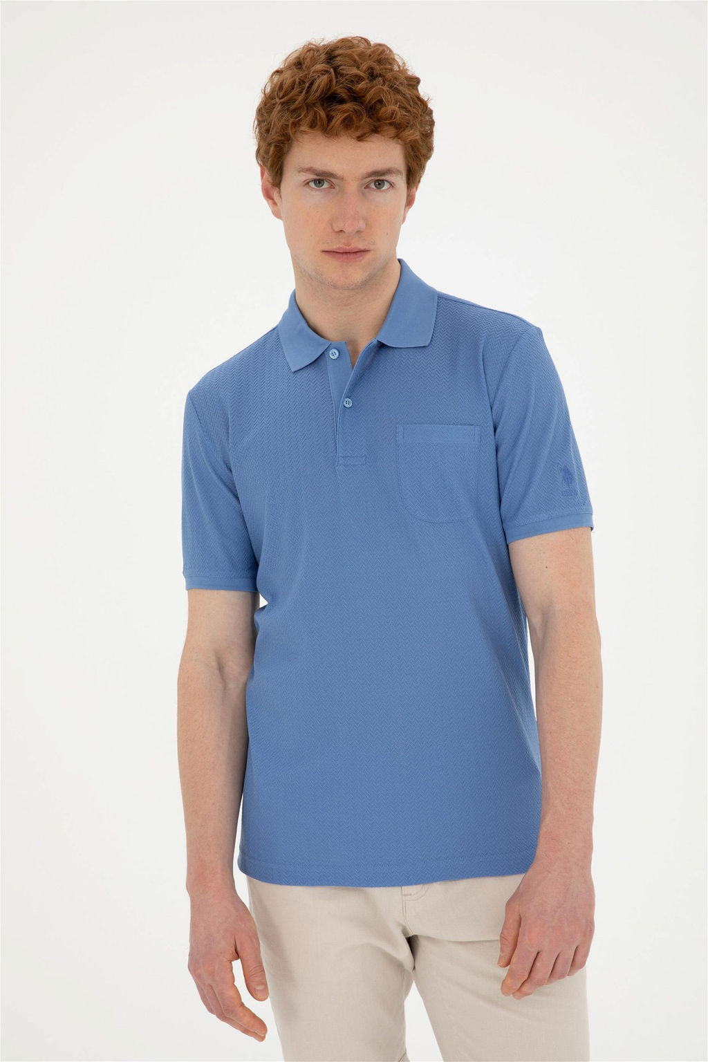 Мужская темно-синяя футболка Неожиданная скидка в корзине - U.s. polo assn фото 3