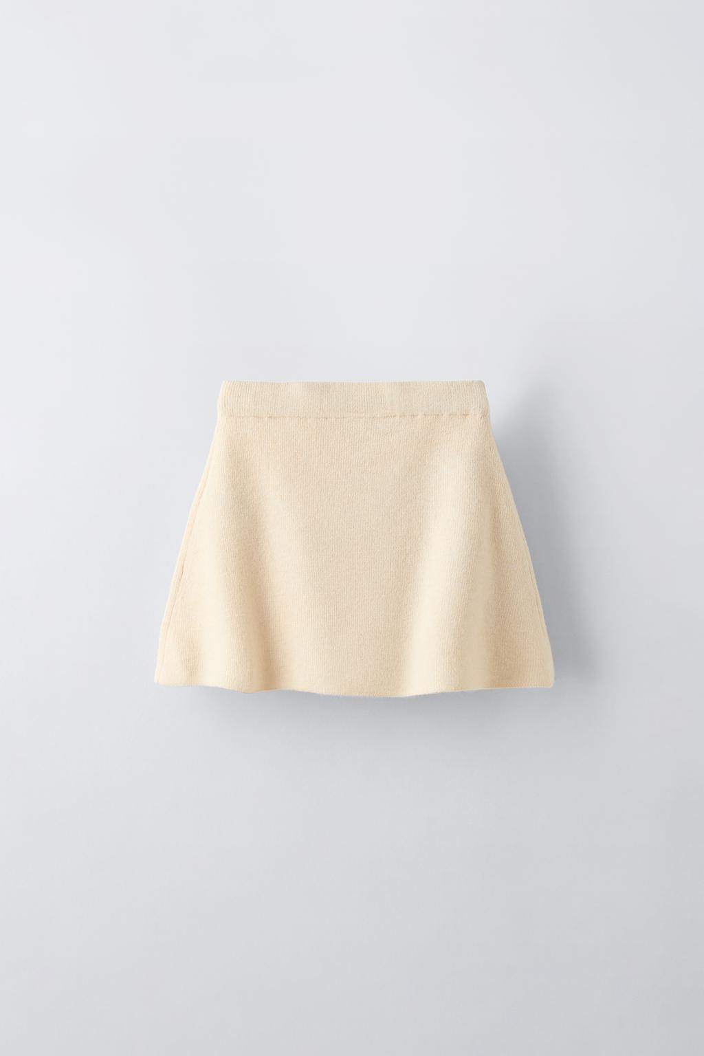 KNIT SKIRT WITH TIED DETAIL - Zara фото 2